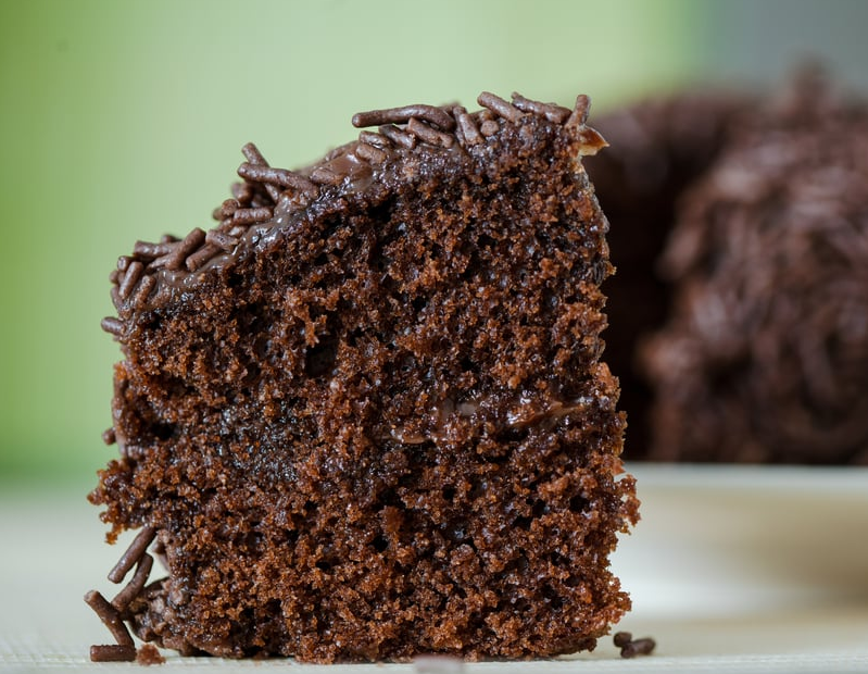 Bolo de chocolate simples